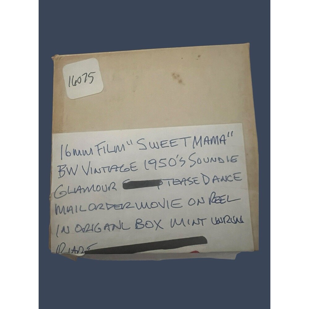 Sweet Mama B/W VTG Soundie Glamour Tease Dance Rare 1950s Unrun 16mm Film 100’